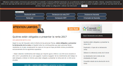 Desktop Screenshot of hacerdeclaracion.com