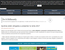 Tablet Screenshot of hacerdeclaracion.com